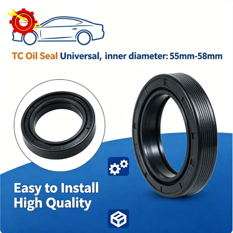 TC 54 55 56 57 58 Oil-Resistant & Wearproof NBR Shaft Seal Anti-Aging Lip Seal for Rotating Machinery Universal Replacement
TC 54 55 56 57 58 Oil-Resistant & Wearproof NBR Shaft Seal Anti-Aging Lip Seal for Rotating Machinery Universal Replacement