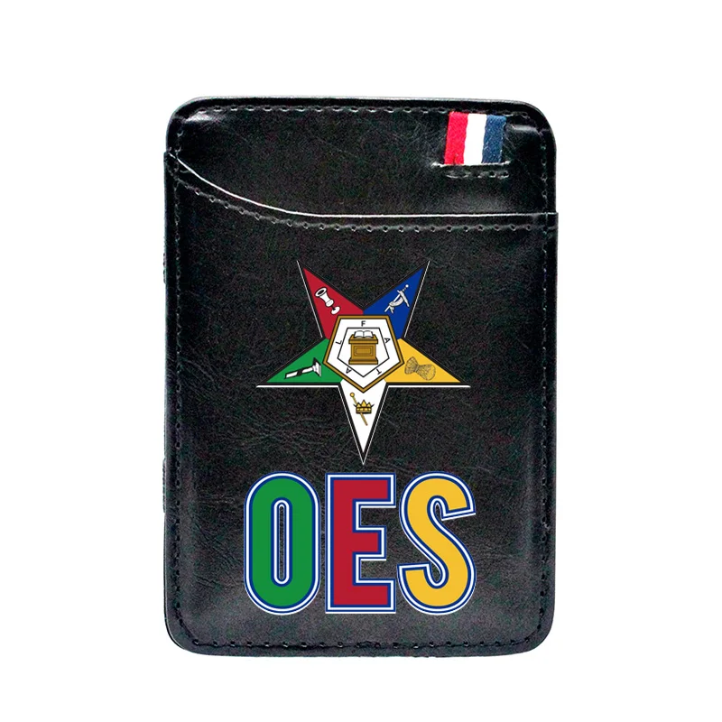 High Quality Masonic Star OES Pu Leather Mini Small Magic Wallets Purse Pouch Plastic Credit Bank Card Case Holder
High Quality Masonic Star OES Pu Leather Mini Small Magic Wallets Purse Pouch Plastic Credit Bank Card Case Holder