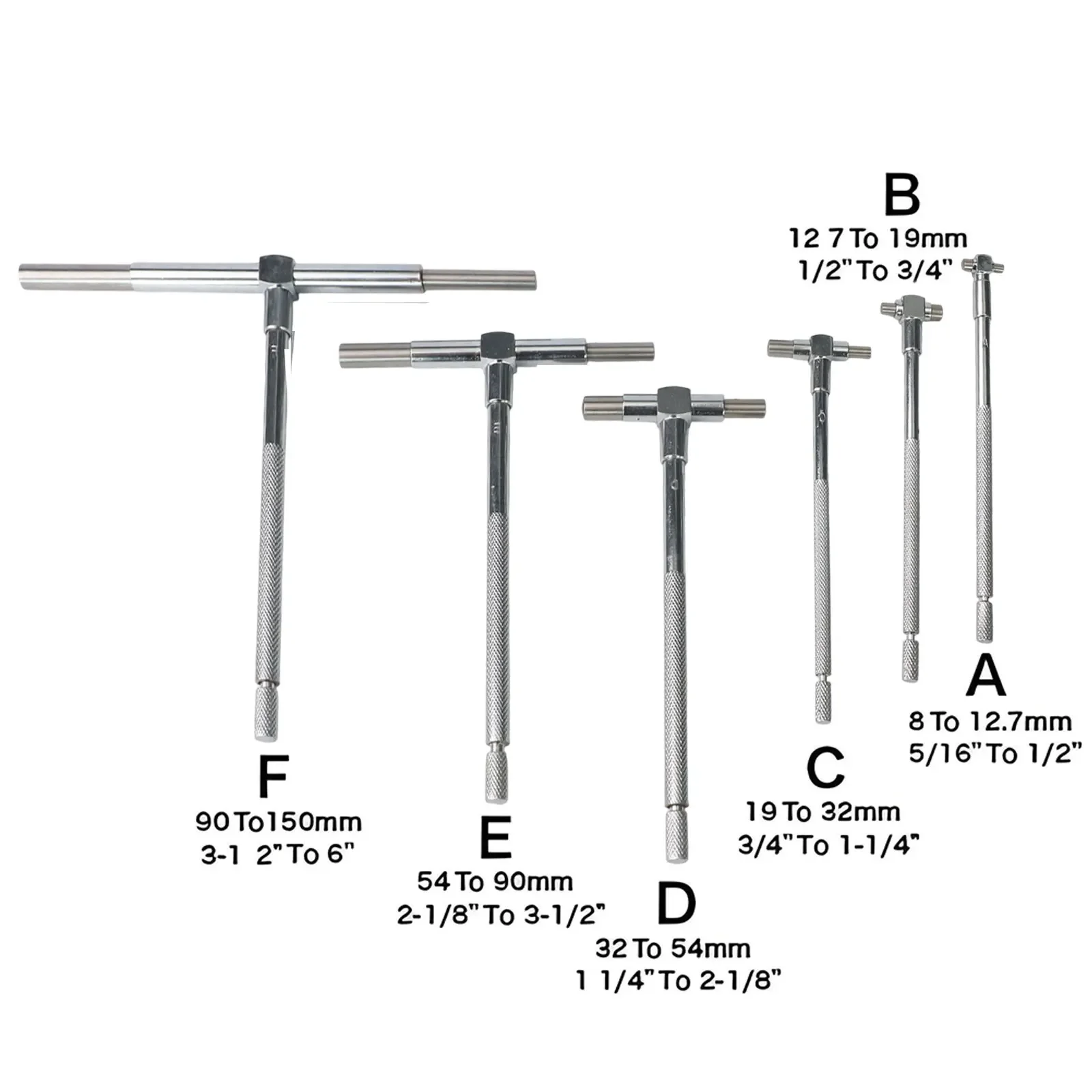 Gauge Set Adjustable Inner Diameter Gauge For Precision Measuring Measurement Up To 6 Inch Deep Metal Construction
Gauge Set Adjustable Inner Diameter Gauge For Precision Measuring Measurement Up To 6 Inch Deep Metal Construction