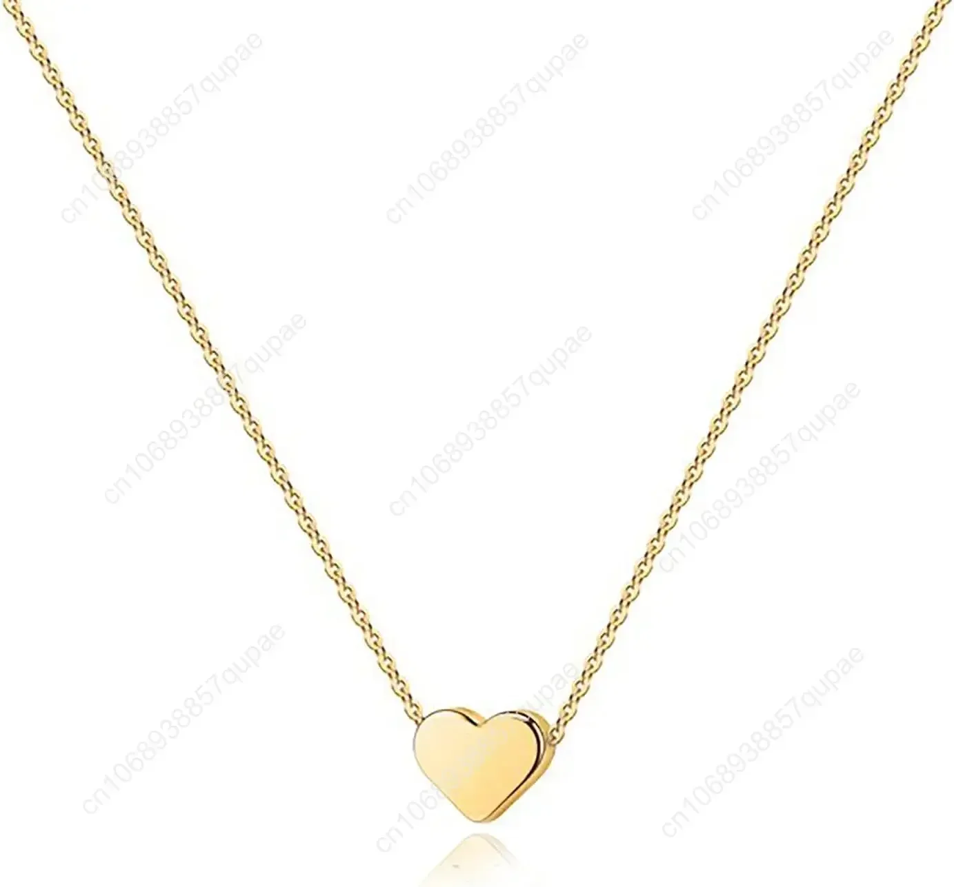 14K Gold Plated Cubic Zirconia Heart Necklace Fashion Cute Dainty Love Pendant Necklaces Womens Classic Temperament Necklace
14K Gold Plated Cubic Zirconia Heart Necklace Fashion Cute Dainty Love Pendant Necklaces Womens Classic Temperament Necklace