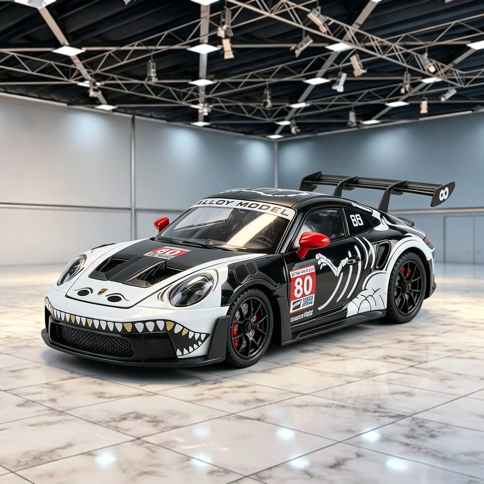 1:24 911 GT3 RS Tyrannosaurus Rex Painted Modified Racing Alloy Metal Diecast Model Car Simulation Miniature Holiday Toy
1:24 911 GT3 RS Tyrannosaurus Rex Painted Modified Racing Alloy Metal Diecast Model Car Simulation Miniature Holiday Toy