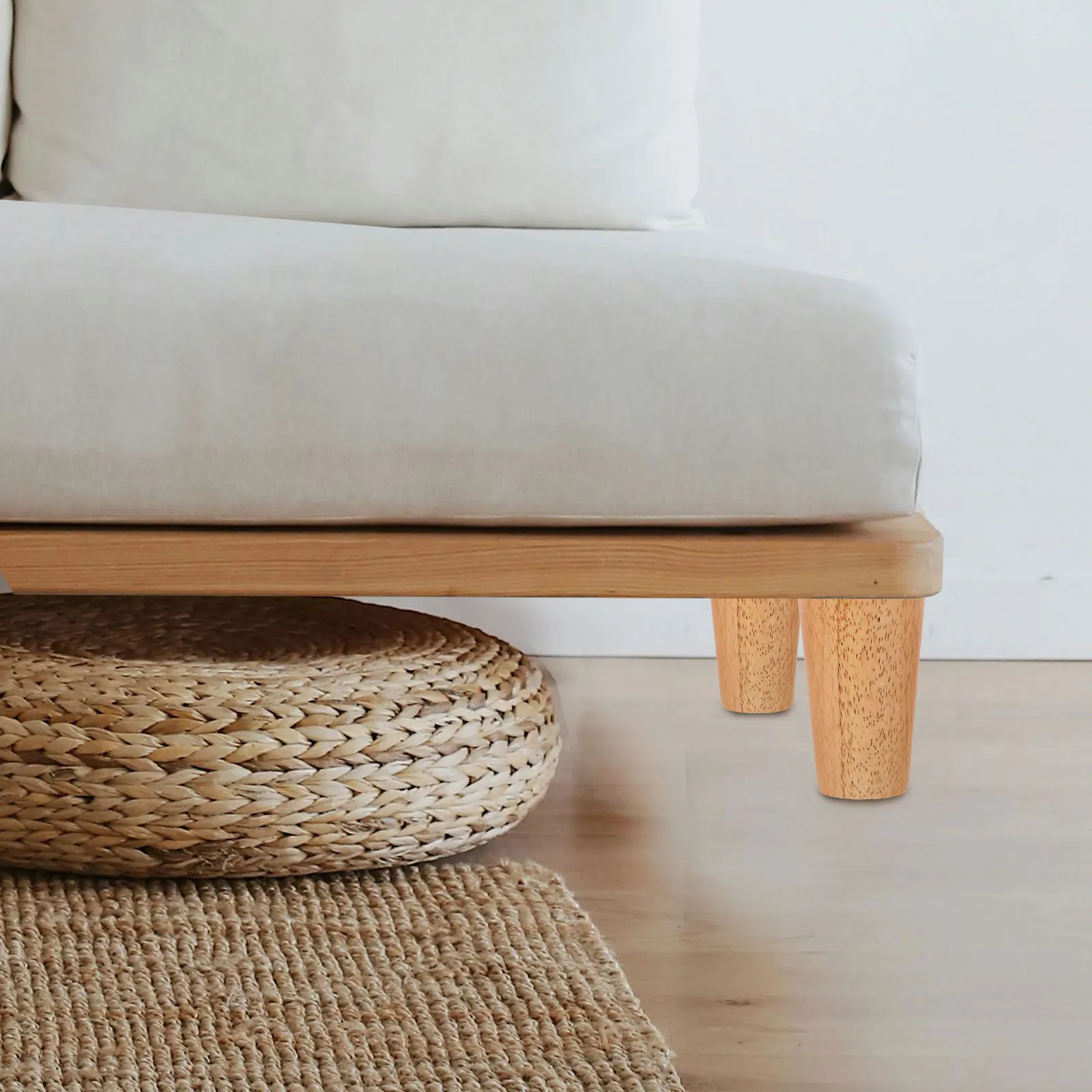 4 Pcs Solid Wood Furniture Legs Replacement Adjustable Height for Sofa Bed Table Cabinet Durable M8 Screw Easy Install Wooden
4 Pcs Solid Wood Furniture Legs Replacement Adjustable Height for Sofa Bed Table Cabinet Durable M8 Screw Easy Install Wooden