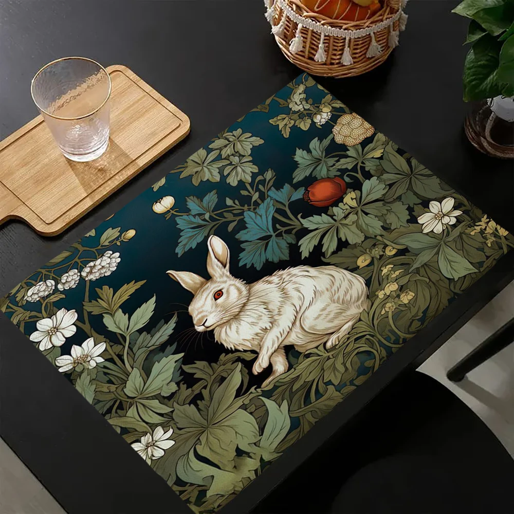 Rabbit In The Bush Table Mat Kitchen Decoration Placemat Table Napkin For Wedding Dining Accessories Table Mat
Rabbit In The Bush Table Mat Kitchen Decoration Placemat Table Napkin For Wedding Dining Accessories Table Mat
