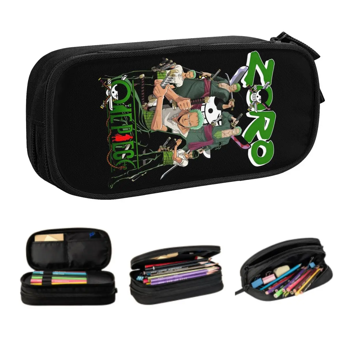 Custom Cute O-One P-Pieces Zoro Pencil Case for Girls Boys Large Capacity Pencil Box School Accessories
Custom Cute O-One P-Pieces Zoro Pencil Case for Girls Boys Large Capacity Pencil Box School Accessories
