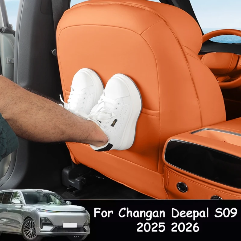 Для Changan Deepal S09 2025 2026, противоударная накладка на заднее сиденье автомобиля, внутренняя защитная накладка, грязеотталкивающий аксессуар, устойчивый к царапинам
Для Changan Deepal S09 2025 2026, противоударная накладка на заднее сиденье автомобиля, внутренняя защитная накладка, грязеотталкивающий аксессуар, устойчивый к царапинам