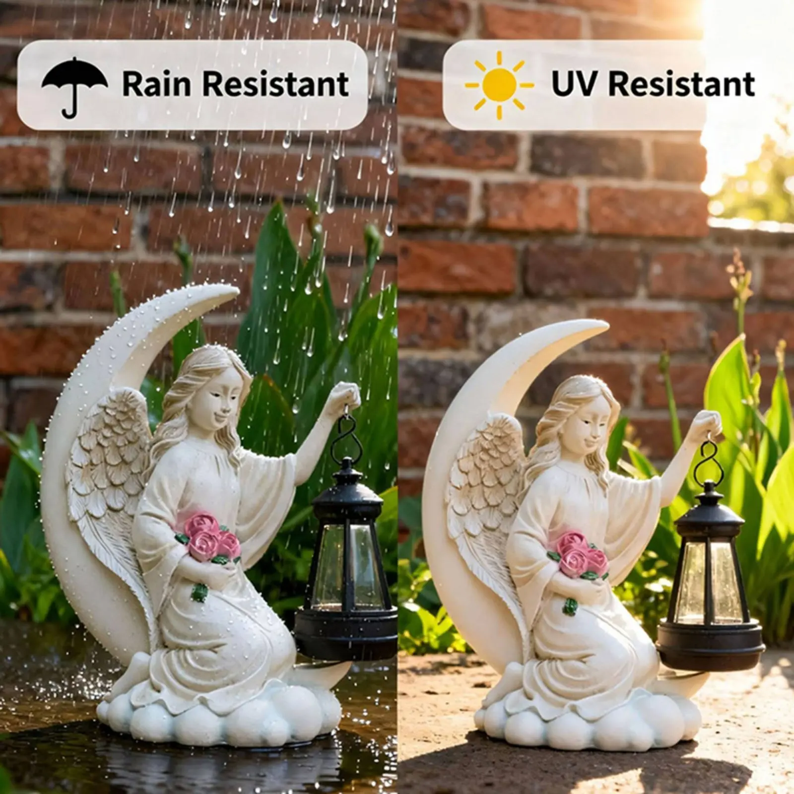 Solar Powered Celestial Figure Lamp Resistant Celestial Figure Moon Solar Lamp Outdoor Lighting for Graveside
Solar Powered Celestial Figure Lamp Resistant Celestial Figure Moon Solar Lamp Outdoor Lighting for Graveside