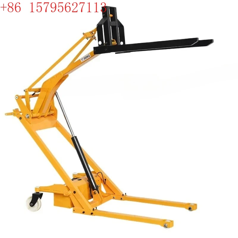 TQH Hand Push Foldable Crane Loading and Unloading Truck Electric Hydraulic Stacking Truck Single Arm Crane Battery Forklift
TQH Hand Push Foldable Crane Loading and Unloading Truck Electric Hydraulic Stacking Truck Single Arm Crane Battery Forklift