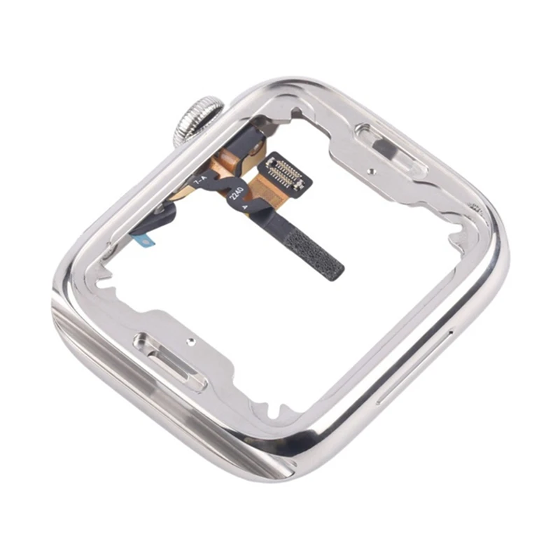 For Watch Series 7 41Mm LTE Replacement Accessories Stainless Steel Midframe With Crown Axis Flex Cable Repair Parts
For Watch Series 7 41Mm LTE Replacement Accessories Stainless Steel Midframe With Crown Axis Flex Cable Repair Parts