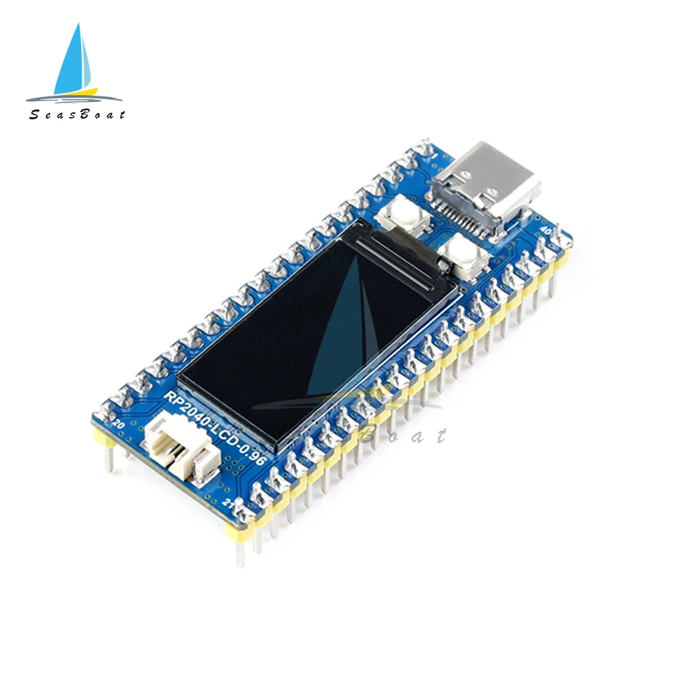 RP2040 0.96 Inch LCD Development Board Module For Raspberry Pi Pico Dual-Core ARM Cortex MO+ Processor 133Mhz Type-C USB
RP2040 0.96 Inch LCD Development Board Module For Raspberry Pi Pico Dual-Core ARM Cortex MO+ Processor 133Mhz Type-C USB