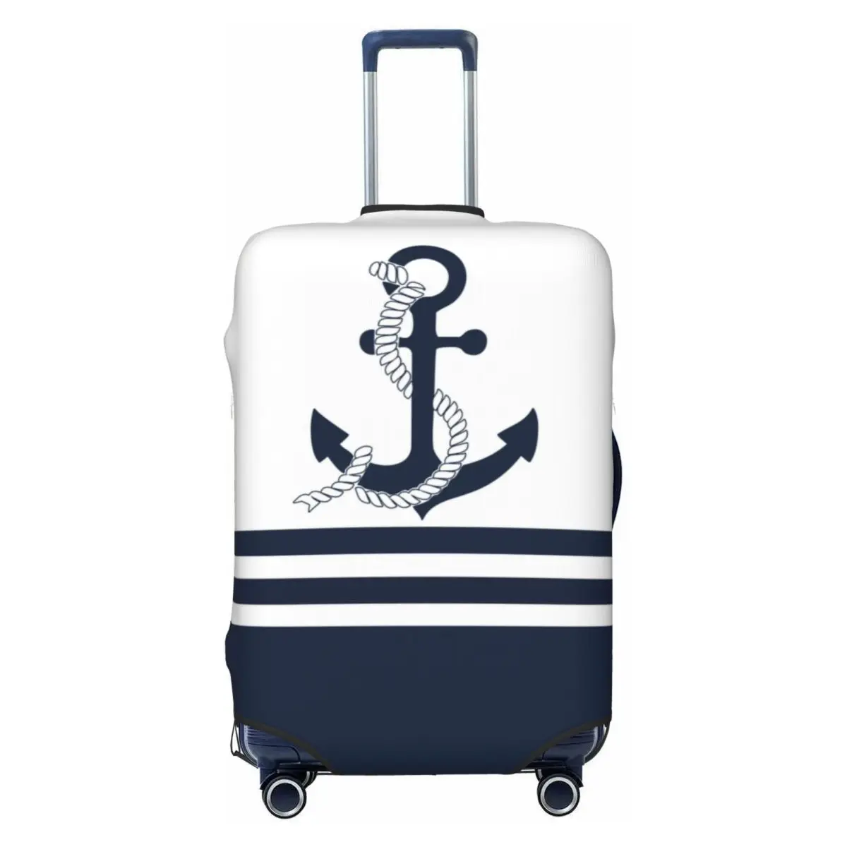 Custom Nautical Blue Anchors With White Stripes Luggage Cover Sailing Sailor Suitcase Protector Covers Suit For 18-32 inch
Custom Nautical Blue Anchors With White Stripes Luggage Cover Sailing Sailor Suitcase Protector Covers Suit For 18-32 inch