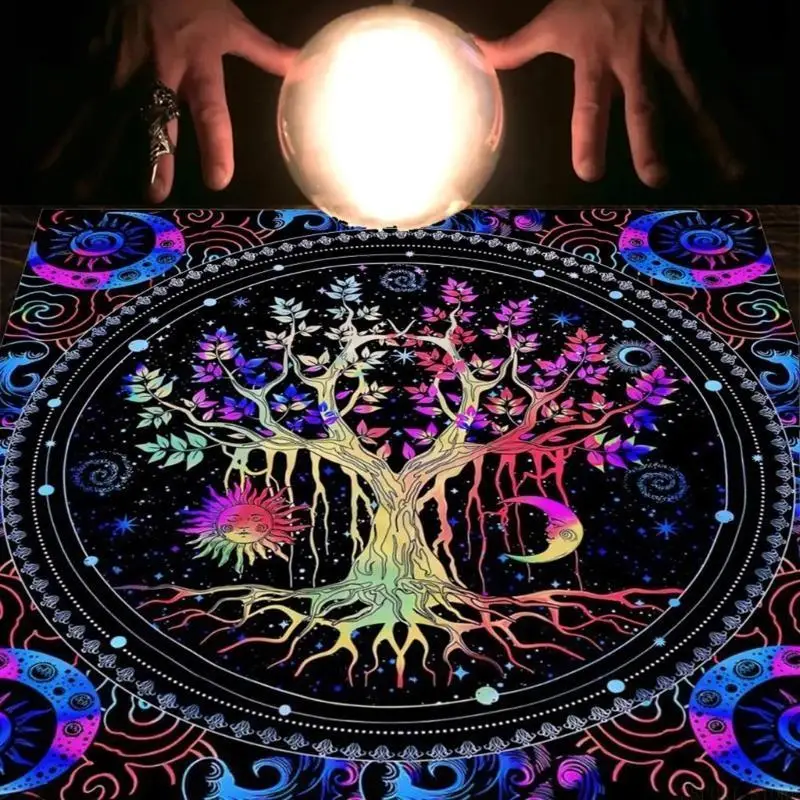 U2JB Square Pendulum Divinations Mat Altar Tablecloth Board Game Card Pad Table Cloth Metaphysical Board Game Mat
U2JB Square Pendulum Divinations Mat Altar Tablecloth Board Game Card Pad Table Cloth Metaphysical Board Game Mat
