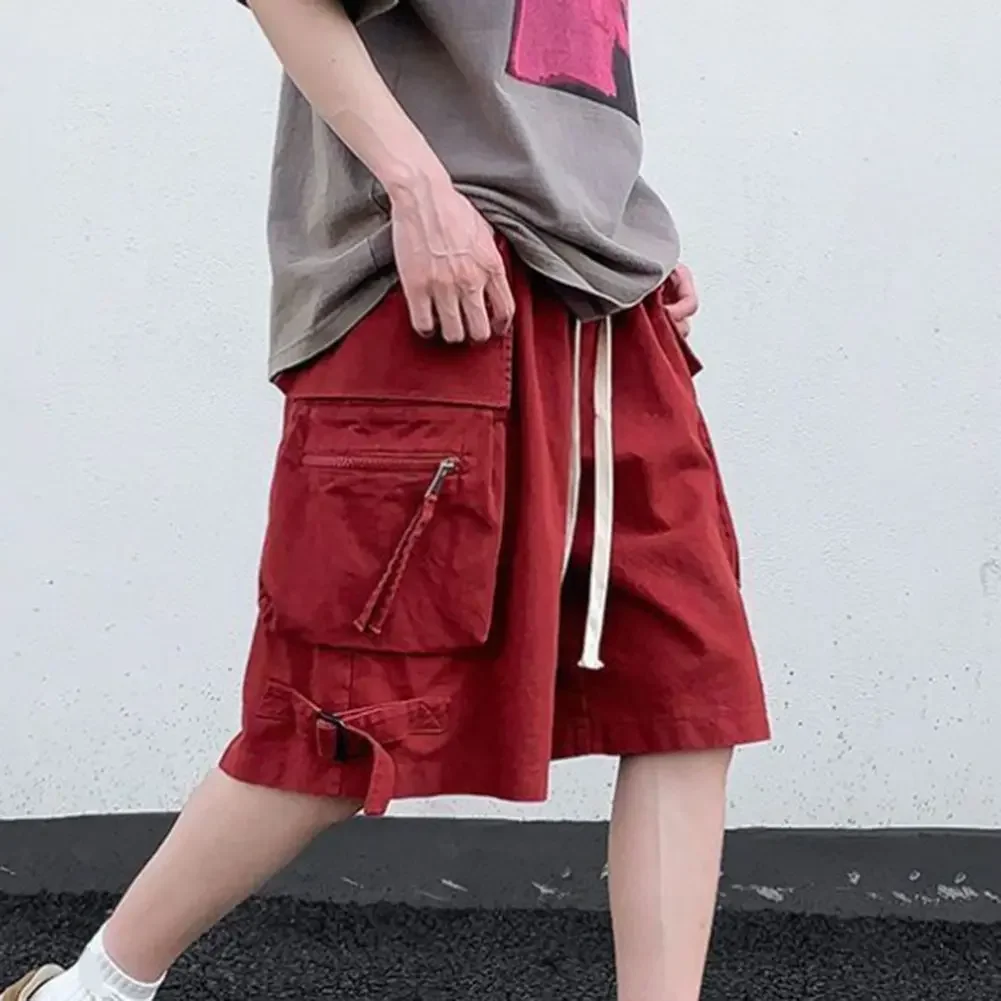Casual Summer Pants Loose Wide Leg Shorts Slight Stretch Fabric Solid Pattern Fashion Cargo Shorts Five Point Pants
Casual Summer Pants Loose Wide Leg Shorts Slight Stretch Fabric Solid Pattern Fashion Cargo Shorts Five Point Pants