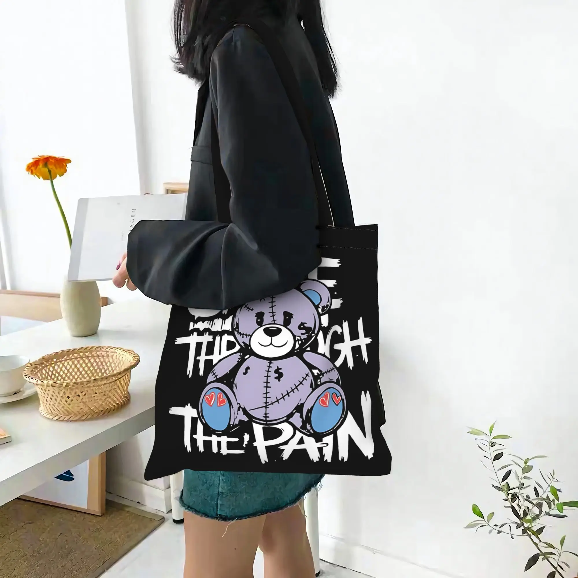 2026 Shopping Bags first day of school Cool Bear Graphic Canvas Canvas Tote Bag Women'S Shoulder Handbag
2026 Shopping Bags first day of school Cool Bear Graphic Canvas Canvas Tote Bag Women'S Shoulder Handbag