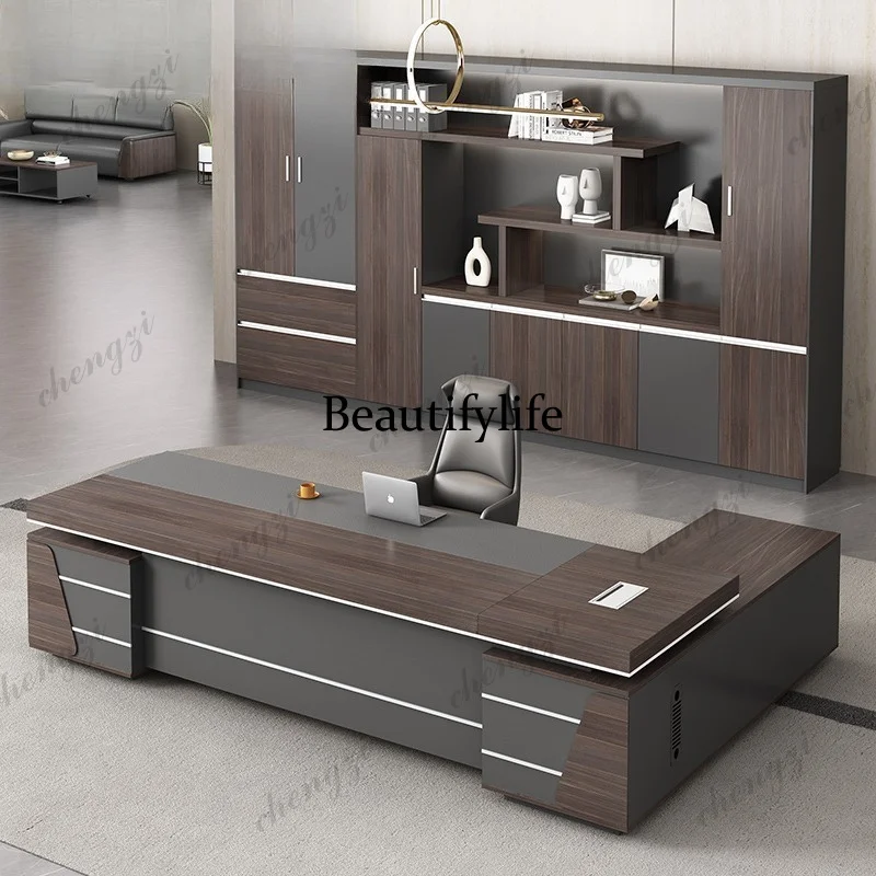 T41 Leadership Boss Office Desk Minimalist Modern President Sleek Office Desk Vintage Design Office Furniture El Escritorio
T41 Leadership Boss Office Desk Minimalist Modern President Sleek Office Desk Vintage Design Office Furniture El Escritorio
