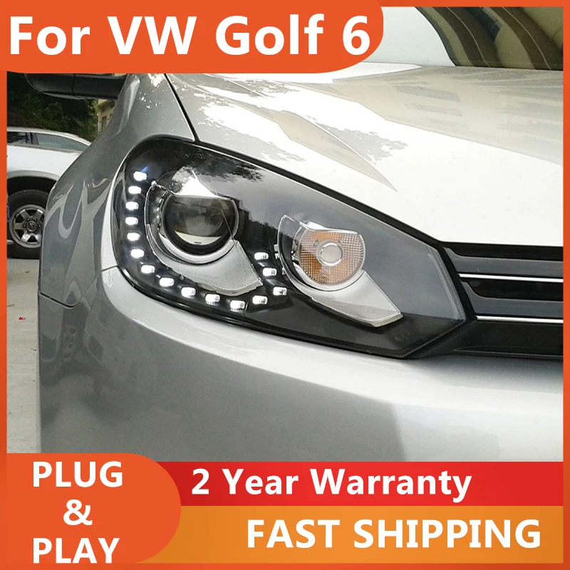 Car Front Headlight For VW Golf 6 Golf6 MK6 HeadLamp DRL Turn Signal Low High Beam Projector Lens
Car Front Headlight For VW Golf 6 Golf6 MK6 HeadLamp DRL Turn Signal Low High Beam Projector Lens
