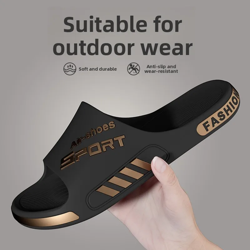 Trendy Large Size Men's Slippers Summer 2026 New Outdoor Wear Bathing Anti-slip Youth Fashion Casual Slippers Male Model
Trendy Large Size Men's Slippers Summer 2026 New Outdoor Wear Bathing Anti-slip Youth Fashion Casual Slippers Male Model