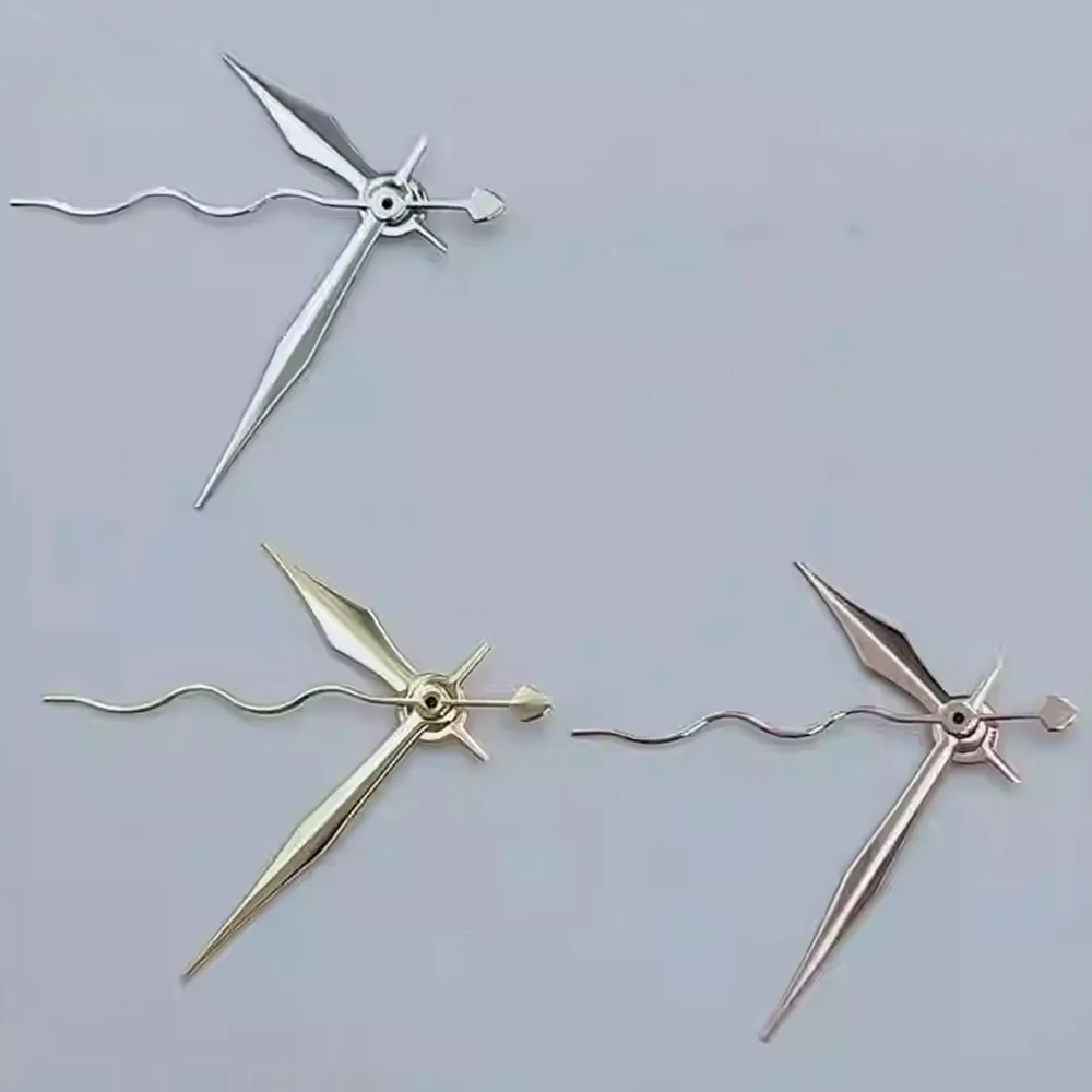 NH35 Hands No Luminous Wave Shaped Second Pointers, Gold/Rose/Silver Watch Hands, for NH35 NH36 4R 7S Movement, Three Needles
NH35 Hands No Luminous Wave Shaped Second Pointers, Gold/Rose/Silver Watch Hands, for NH35 NH36 4R 7S Movement, Three Needles