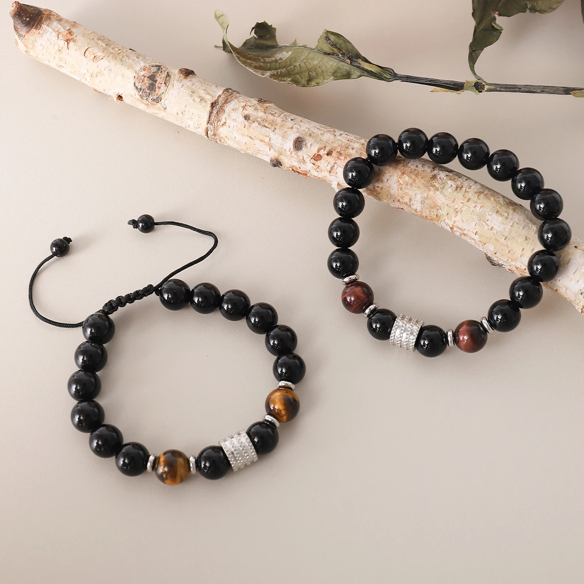 New 10mm Tiger Eye Obsidian Stainless Steel Bracelet Men Natural Gem Bracelets Fashion Jewelry Gifts Pulsera De Acero Inoxidable
New 10mm Tiger Eye Obsidian Stainless Steel Bracelet Men Natural Gem Bracelets Fashion Jewelry Gifts Pulsera De Acero Inoxidable