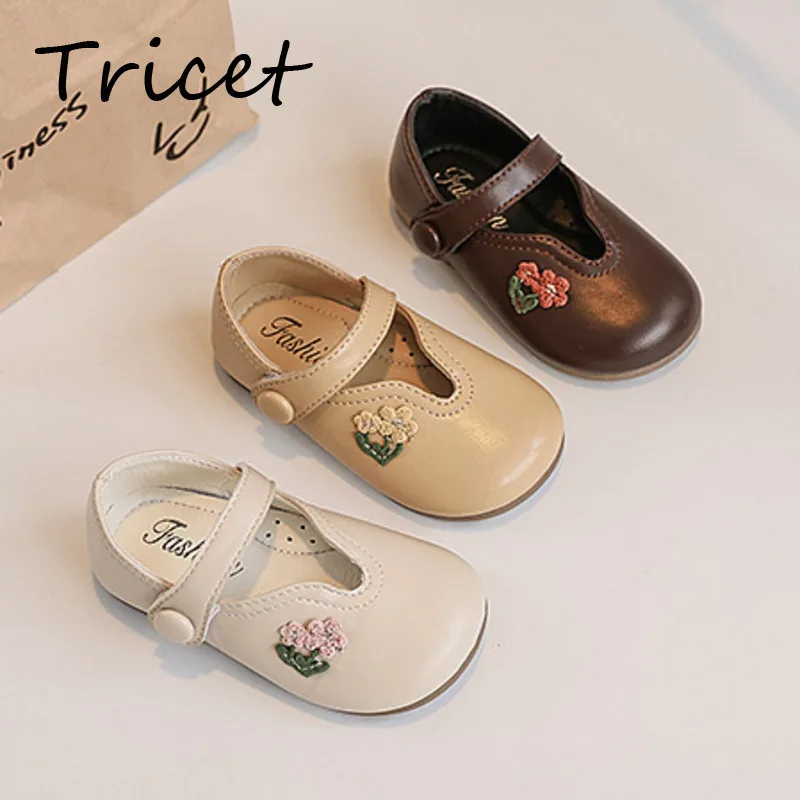 New Flowers Solid Toddler Girls Flats Shoes Embroidered PU Kids Party Shoes Hook Loop Soft Bottom Children Mary Janes
New Flowers Solid Toddler Girls Flats Shoes Embroidered PU Kids Party Shoes Hook Loop Soft Bottom Children Mary Janes