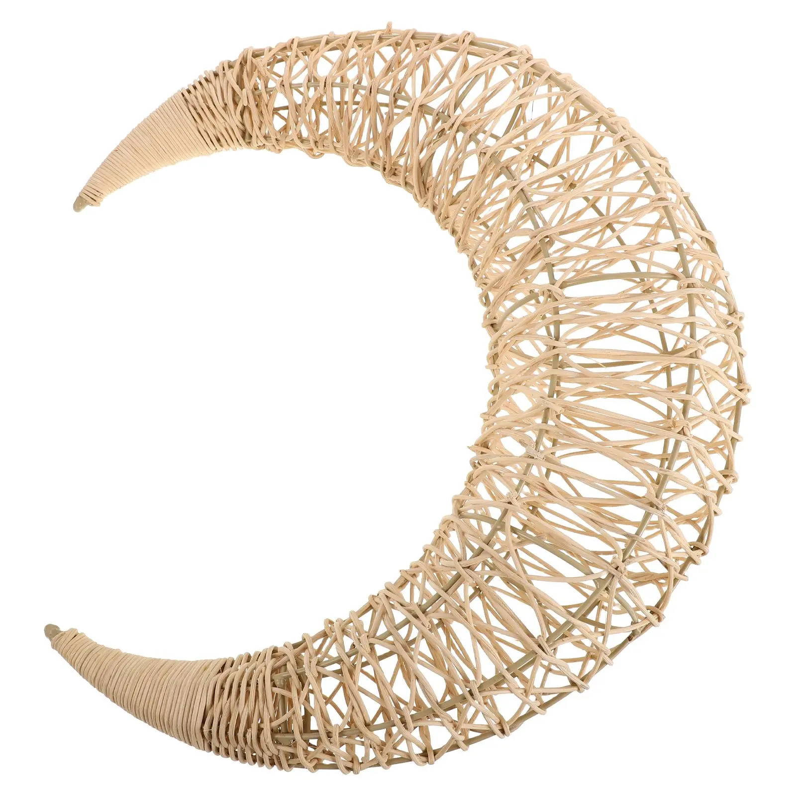 Rattan Moon Pendant Home Decor Wreath Frame Hanging nament Party Decoration Child Valentine Handmade Natural Material
Rattan Moon Pendant Home Decor Wreath Frame Hanging nament Party Decoration Child Valentine Handmade Natural Material