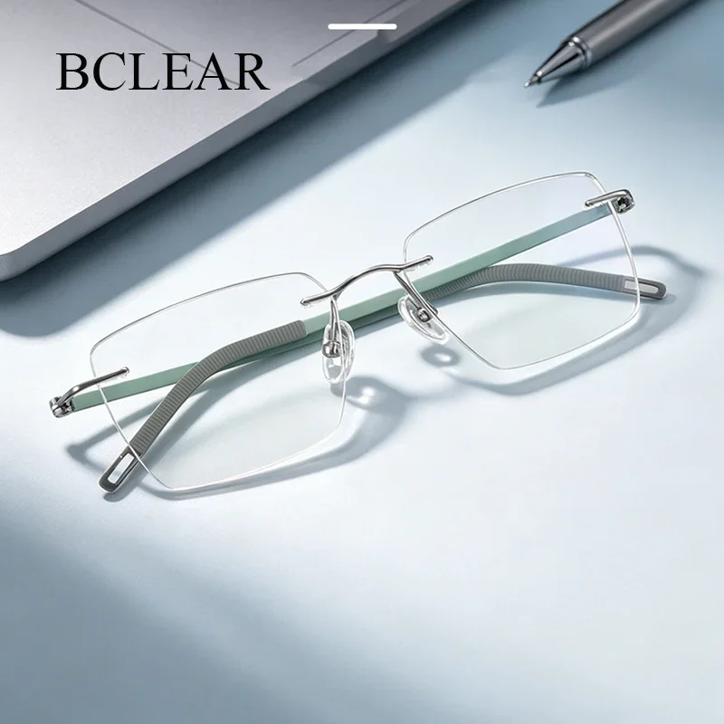 BCLEAR Classic Men Pure Titanium Rimless Glasses Frames Myopia Optical Frame Ultra-light Titanium Frameless Eyeglasses Frame
BCLEAR Classic Men Pure Titanium Rimless Glasses Frames Myopia Optical Frame Ultra-light Titanium Frameless Eyeglasses Frame