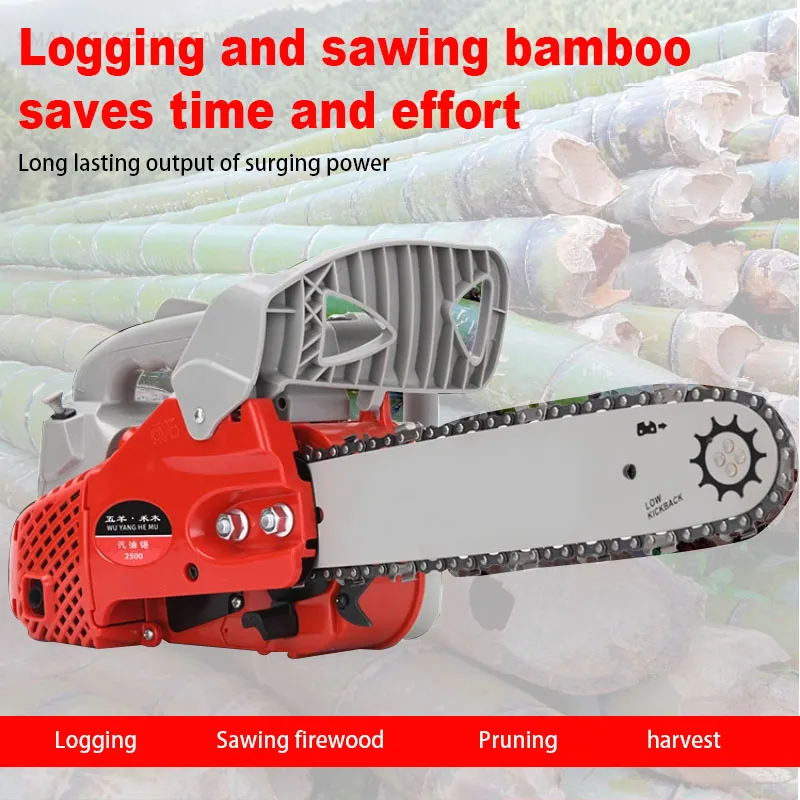 Home Use Mini Gasoline Saw Logging Chainsaw Portable Single Hand Saw 25CC 15500rpm Powerfull Small Gasoline Logging Saw
Home Use Mini Gasoline Saw Logging Chainsaw Portable Single Hand Saw 25CC 15500rpm Powerfull Small Gasoline Logging Saw