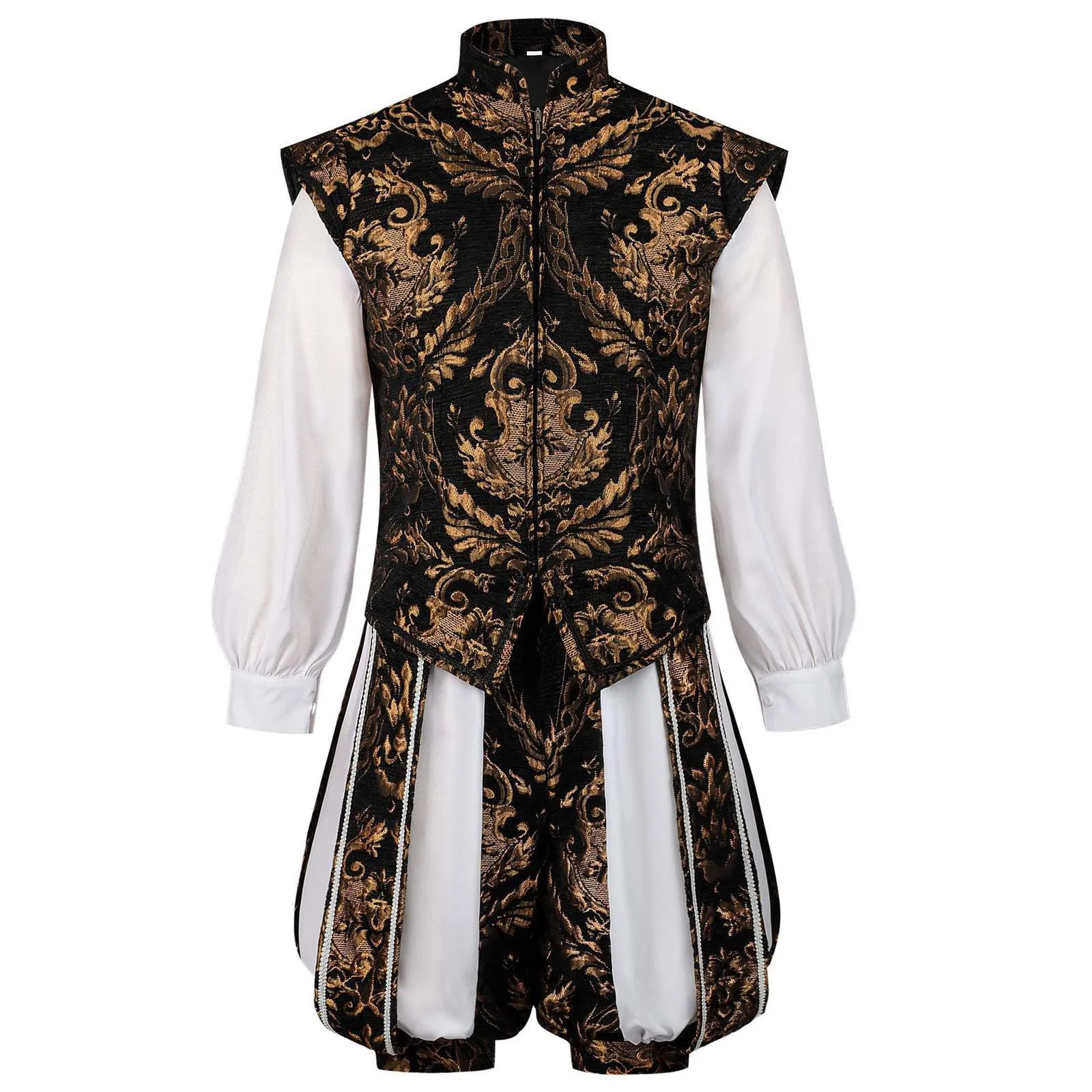 15th Century Renaissance Elizabethan Tudor King Cosplay Costume for Men Medieval Vintage Luxury Prince Outfits Vest With Pants
15th Century Renaissance Elizabethan Tudor King Cosplay Costume for Men Medieval Vintage Luxury Prince Outfits Vest With Pants 