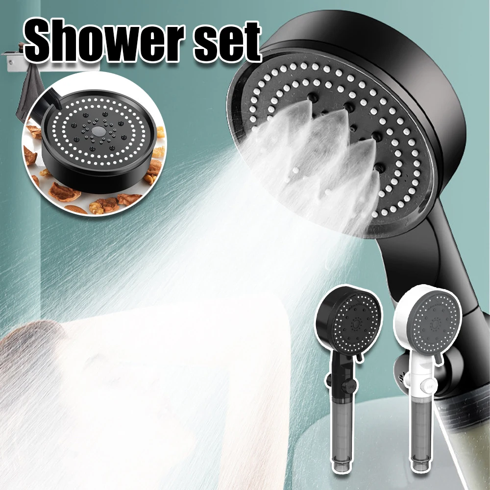 One Key Stop Water 10 Modes High Pressure Filtered Shower Head Handheld Showerhead Portable Nozzle Accessories
One Key Stop Water 10 Modes High Pressure Filtered Shower Head Handheld Showerhead Portable Nozzle Accessories