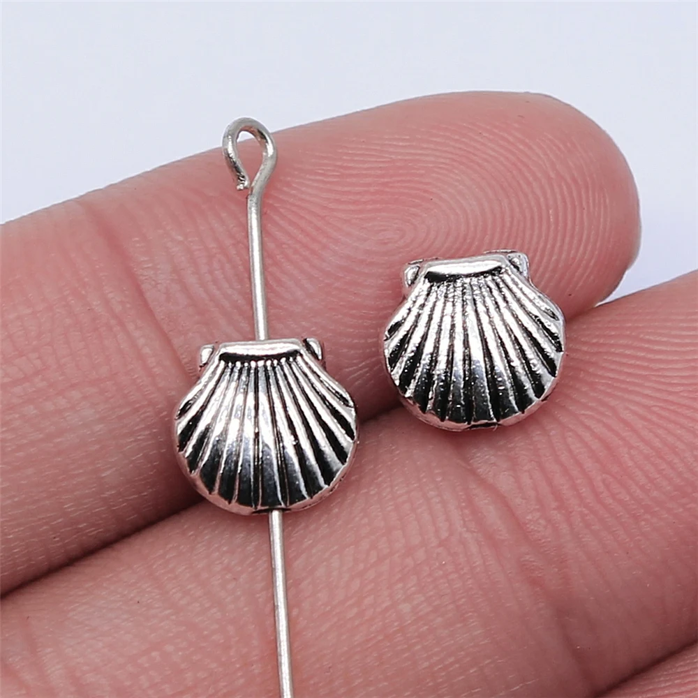 Wholesale 200pcs/bag 9x8mm Antique Silver Color Shell Beads For Jewelry Making DIY Jewelry Findings
Wholesale 200pcs/bag 9x8mm Antique Silver Color Shell Beads For Jewelry Making DIY Jewelry Findings