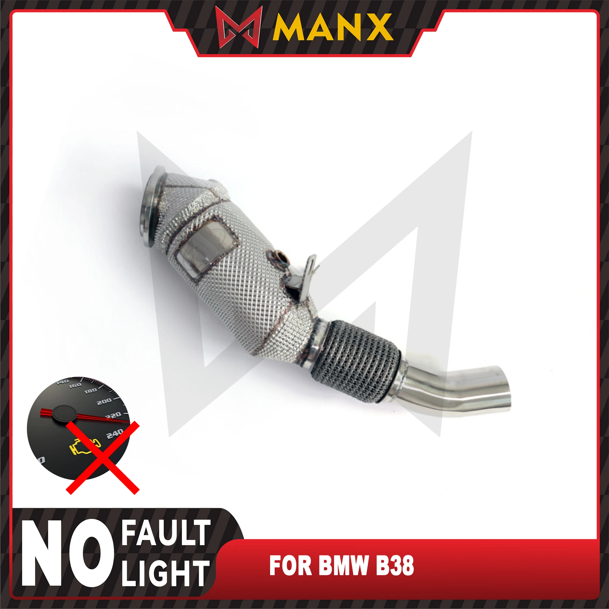 Trouble-Free Light For BMW B38 Catalyzed Downpipe Stainless Steels Exhaust System Exhaust Pipe
Trouble-Free Light For BMW B38 Catalyzed Downpipe Stainless Steels Exhaust System Exhaust Pipe