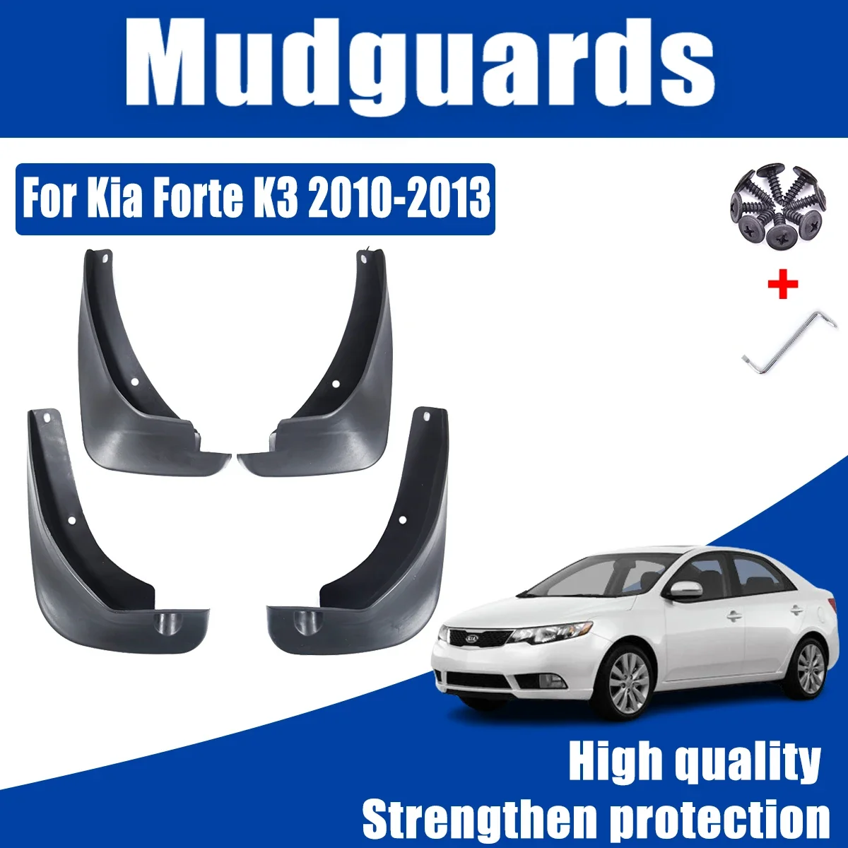 4 PCS Car Mudflap For Kia Forte Cerato K3 2010-2013 2011 TD Fender Mud Mesh Guard Flap Splash Flap Mudguard Car Auto Accessories
4 PCS Car Mudflap For Kia Forte Cerato K3 2010-2013 2011 TD Fender Mud Mesh Guard Flap Splash Flap Mudguard Car Auto Accessories