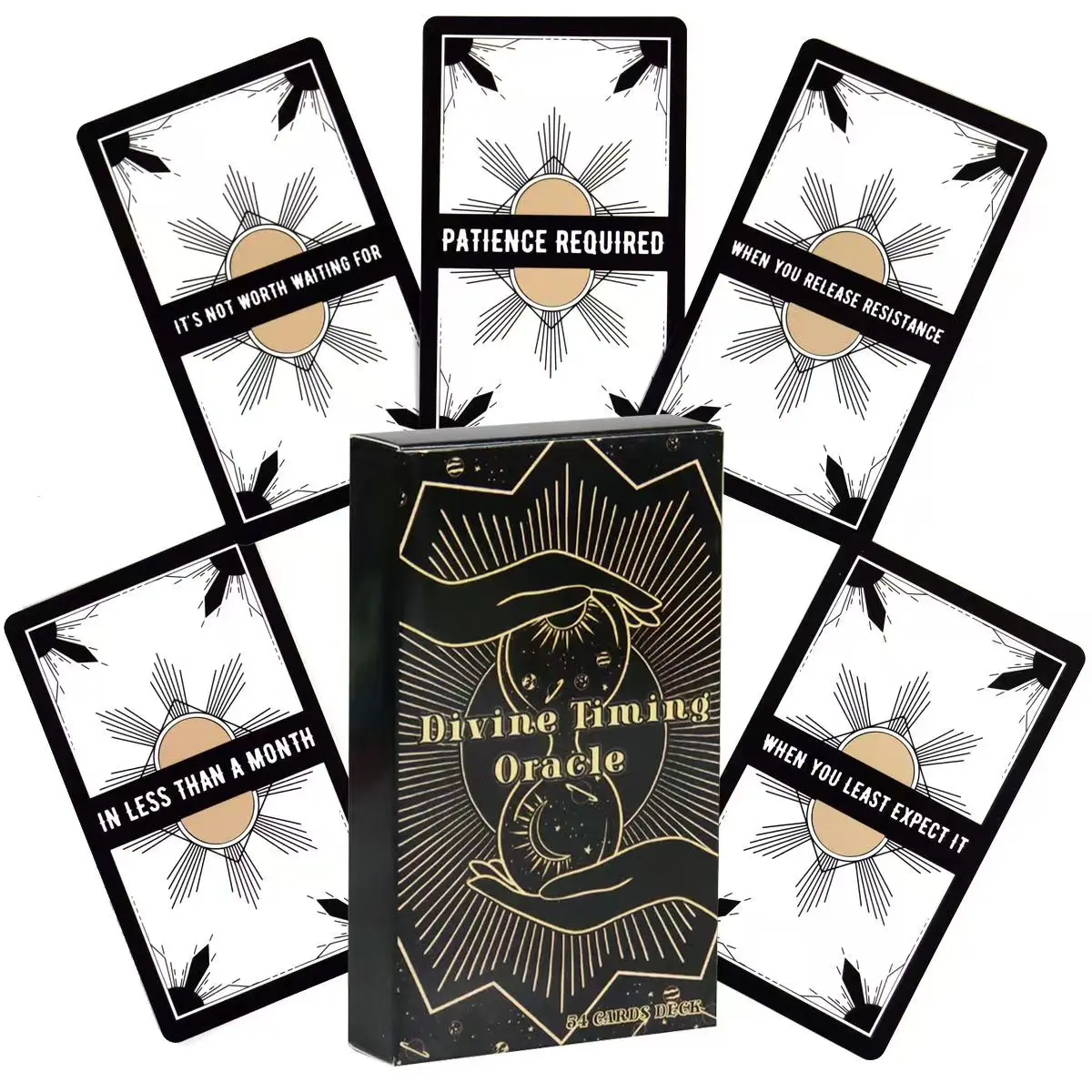 10.3*6cm 54 Pcs Cards Divine Timing Oracle Cards - When Get Quick Answers To Time Related Questions with This Oracle Deck
10.3*6cm 54 Pcs Cards Divine Timing Oracle Cards - When Get Quick Answers To Time Related Questions with This Oracle Deck