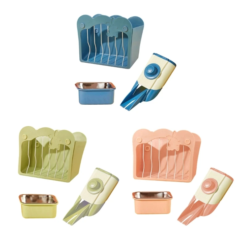Feeder for Rabbit Cage Hanging Feeder Dispenser Cage Feeding Set for Small Animals Hanging Dispenser
Feeder for Rabbit Cage Hanging Feeder Dispenser Cage Feeding Set for Small Animals Hanging Dispenser