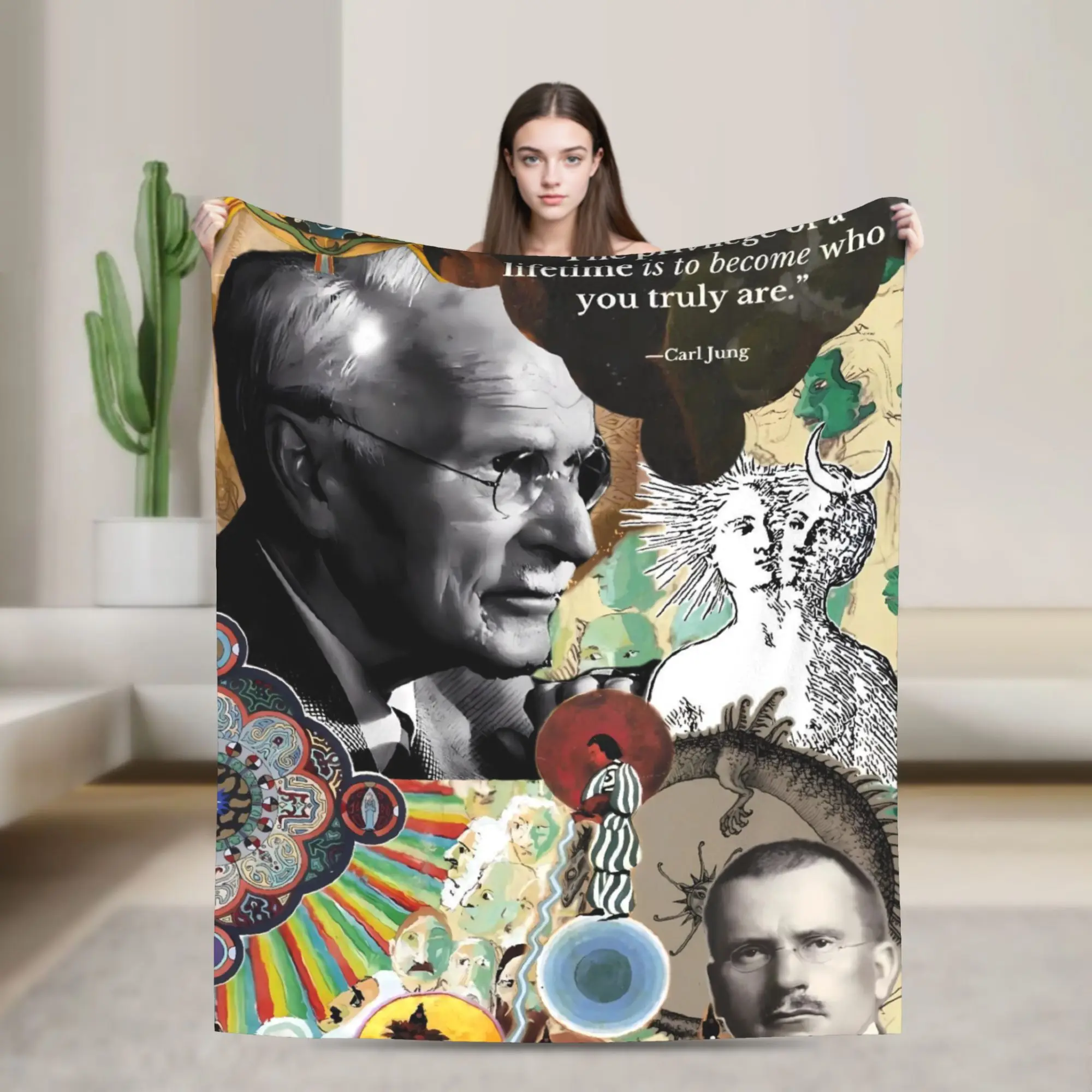 Carl Jung Quote Blanket Camping Flannel Throw Blanket For Home Decor Soft Design Quality Bedspread Gift
Carl Jung Quote Blanket Camping Flannel Throw Blanket For Home Decor Soft Design Quality Bedspread Gift
