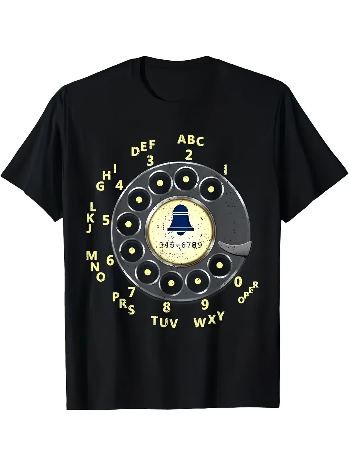 Classic Rotary Dial Tee with Liberty Bell Design
Classic Rotary Dial Tee with Liberty Bell Design