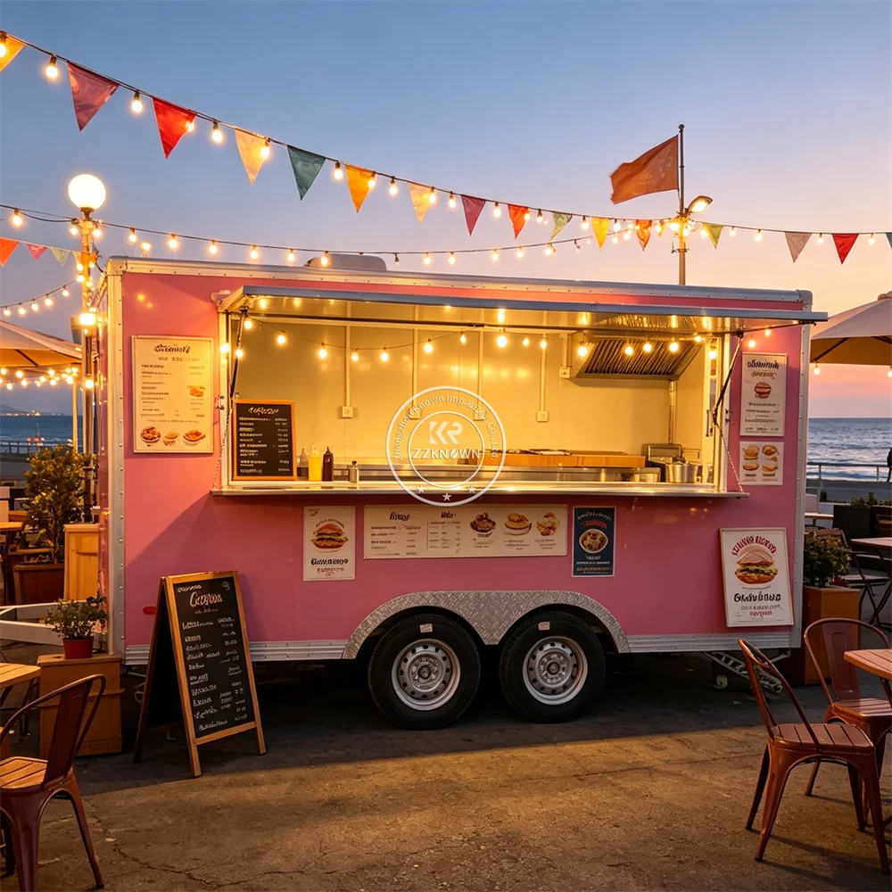 Street Food Concession Trailer Mobile Pizza Burger Snack Coffee Ice Cream Service Trailer Street Food Truck Fully Equipped
Street Food Concession Trailer Mobile Pizza Burger Snack Coffee Ice Cream Service Trailer Street Food Truck Fully Equipped