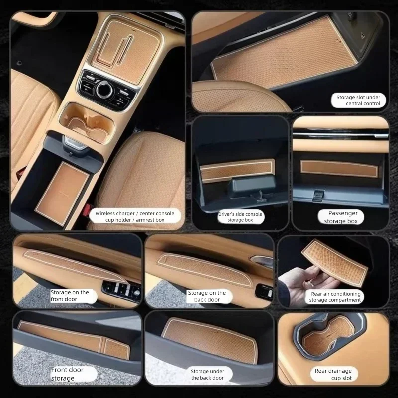 For Silicone Door Slot Cup Holder Mats for Geely Starship 7 EM-i, Anti-Slip Storage Pad Interior Accessories
For Silicone Door Slot Cup Holder Mats for Geely Starship 7 EM-i, Anti-Slip Storage Pad Interior Accessories