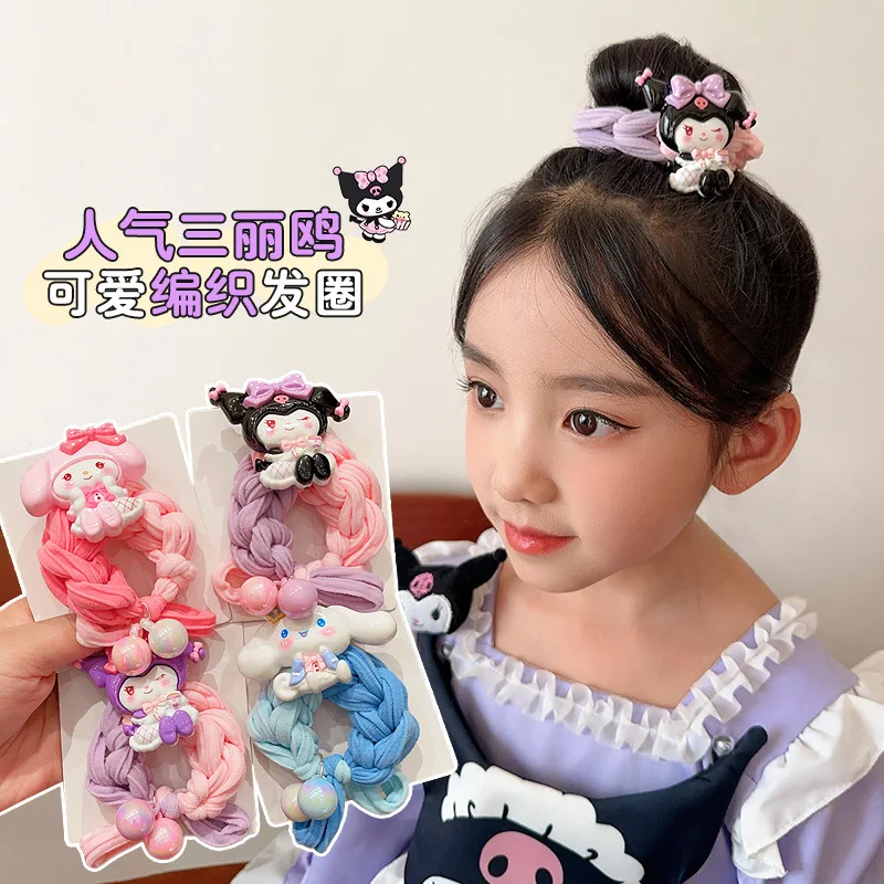 Sanrio Melody Hairband Cartoon Cute Braided Hairstring Little Girl No Hurt Hairstring High Beauty Hair Accessories Girl Gift
Sanrio Melody Hairband Cartoon Cute Braided Hairstring Little Girl No Hurt Hairstring High Beauty Hair Accessories Girl Gift