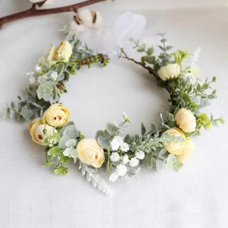 Artificial Baby Breath Green Headpiece Bridal Flower Crown Eucalyptus Halo Wedding Leaf Floral Crown Headband Photo Prop
Artificial Baby Breath Green Headpiece Bridal Flower Crown Eucalyptus Halo Wedding Leaf Floral Crown Headband Photo Prop