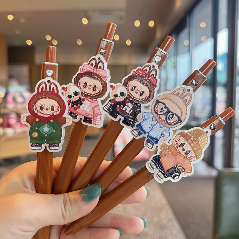 5 pcs cute Labubu sweet heart student acrylic pen cute ballpoint pen Kawaii Gel Pens Children'S Stationery Products
5 pcs cute Labubu sweet heart student acrylic pen cute ballpoint pen Kawaii Gel Pens Children'S Stationery Products