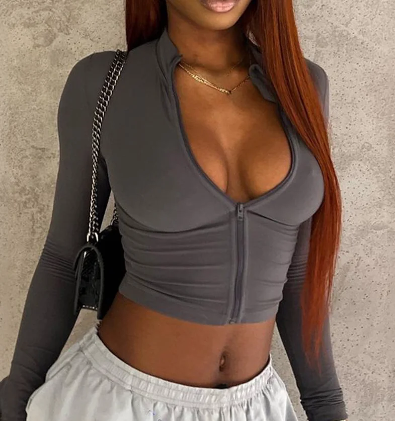 Women's Clothing Fashion 2025 Spring Summer Casual Sports Style Solid Color Bm Zipper Cardigan Long Sleeved Top Jacket
Women's Clothing Fashion 2025 Spring Summer Casual Sports Style Solid Color Bm Zipper Cardigan Long Sleeved Top Jacket
