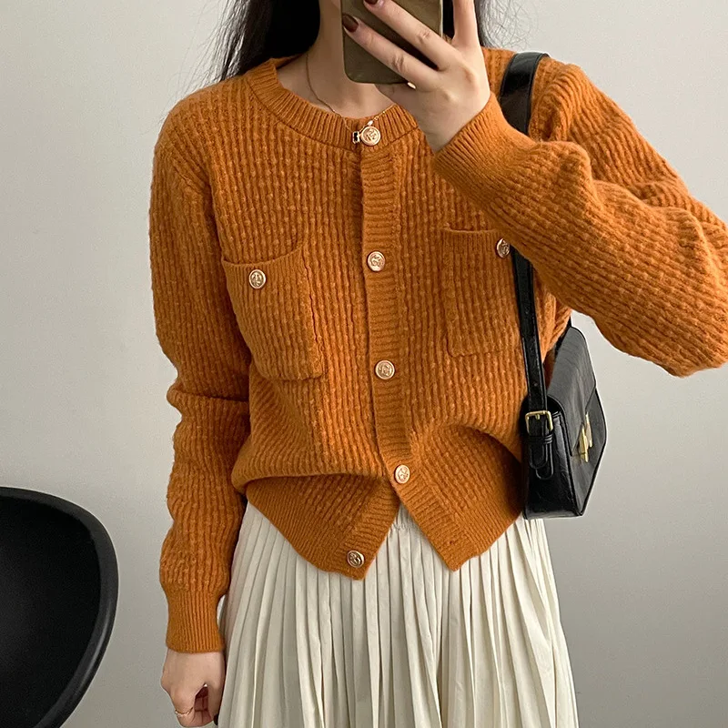 2024 Autumn Winter Vintage Long Sleeve Women Cardigan Sweater Casual Korean Streetwear Tops Coat Chic Lazy Wind Y2k Sweater L413
2024 Autumn Winter Vintage Long Sleeve Women Cardigan Sweater Casual Korean Streetwear Tops Coat Chic Lazy Wind Y2k Sweater L413