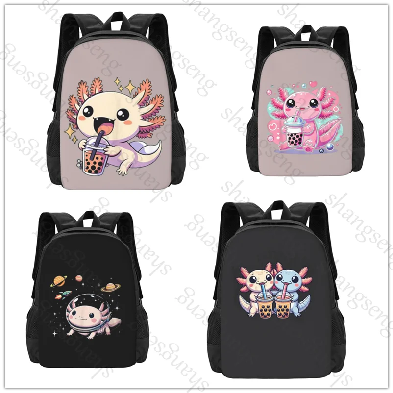 Kawaii Cartoon Axolotl Fish Backpack large capacity printed schoolbag for boys girls teenagers leisure travel commuter backpack
Kawaii Cartoon Axolotl Fish Backpack large capacity printed schoolbag for boys girls teenagers leisure travel commuter backpack