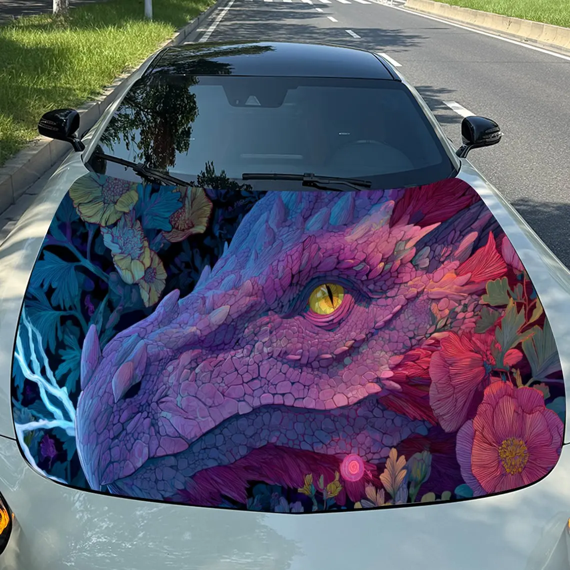 Lively Underwater Dolphin Car Hood Stickers - Self-Adhesive, Waterproof and Durable Vinyl Wrap, Decorate And Protect Your Car, F
Lively Underwater Dolphin Car Hood Stickers - Self-Adhesive, Waterproof and Durable Vinyl Wrap, Decorate And Protect Your Car, F