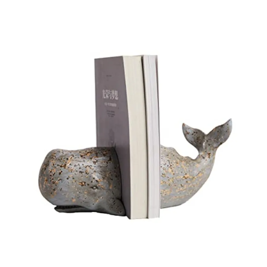 Decorative Book Ends Ocean Decor Statue Whale Sculpture Table Centerpiece Gift for Home Office Bookshelf 9.4 Inch
Decorative Book Ends Ocean Decor Statue Whale Sculpture Table Centerpiece Gift for Home Office Bookshelf 9.4 Inch