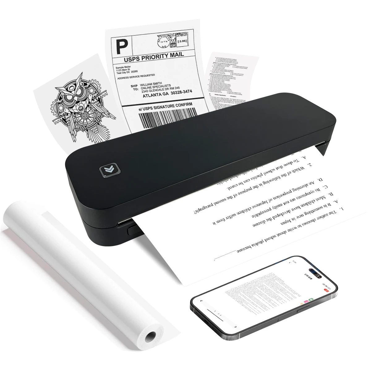 Marklife A4 Thermal Printer Bluetooth Photo Document Printer Memo Note Tattoo Printing Wireless Inkless Thermal Printer