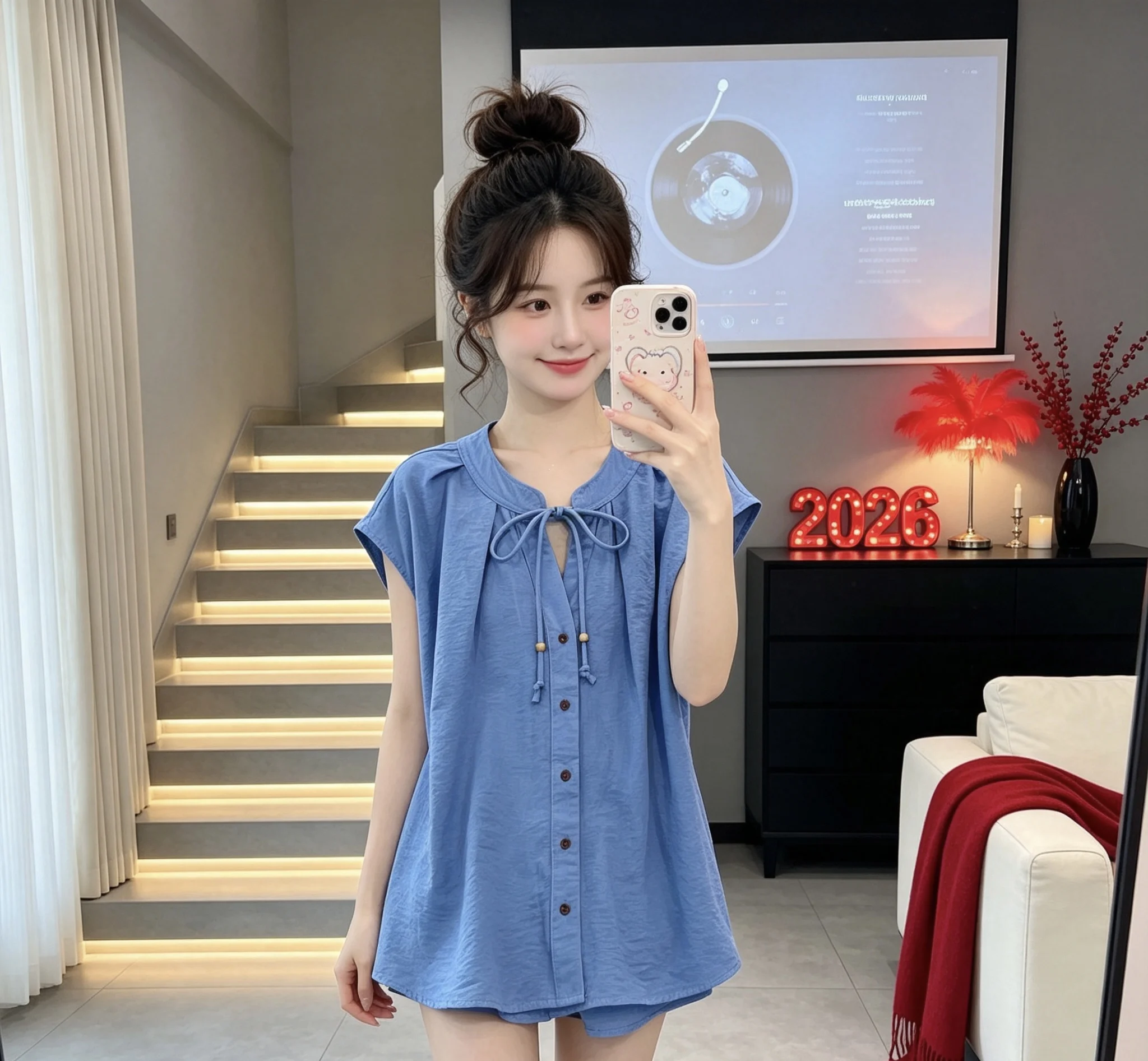 Loose round Neck Sleeveless Shirt Women's Summer Outerwear Small Size Vest Top Comfortable Breathable Polyester Material
Loose round Neck Sleeveless Shirt Women's Summer Outerwear Small Size Vest Top Comfortable Breathable Polyester Material