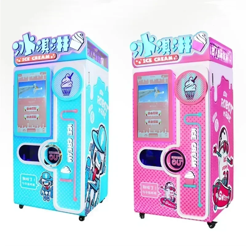 Fully Automatic Ice Cream Machine Robot Mobile Self Sevice Machine Soft Ice Cream Vending Machine 24 Hours Self-service
Fully Automatic Ice Cream Machine Robot Mobile Self Sevice Machine Soft Ice Cream Vending Machine 24 Hours Self-service