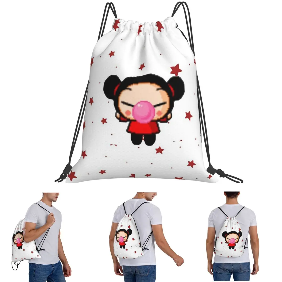 Pucca Backpacks Portable Drawstring Bundle Pocket Sports Bag Book Bags for Man Woman School
Pucca Backpacks Portable Drawstring Bundle Pocket Sports Bag Book Bags for Man Woman School