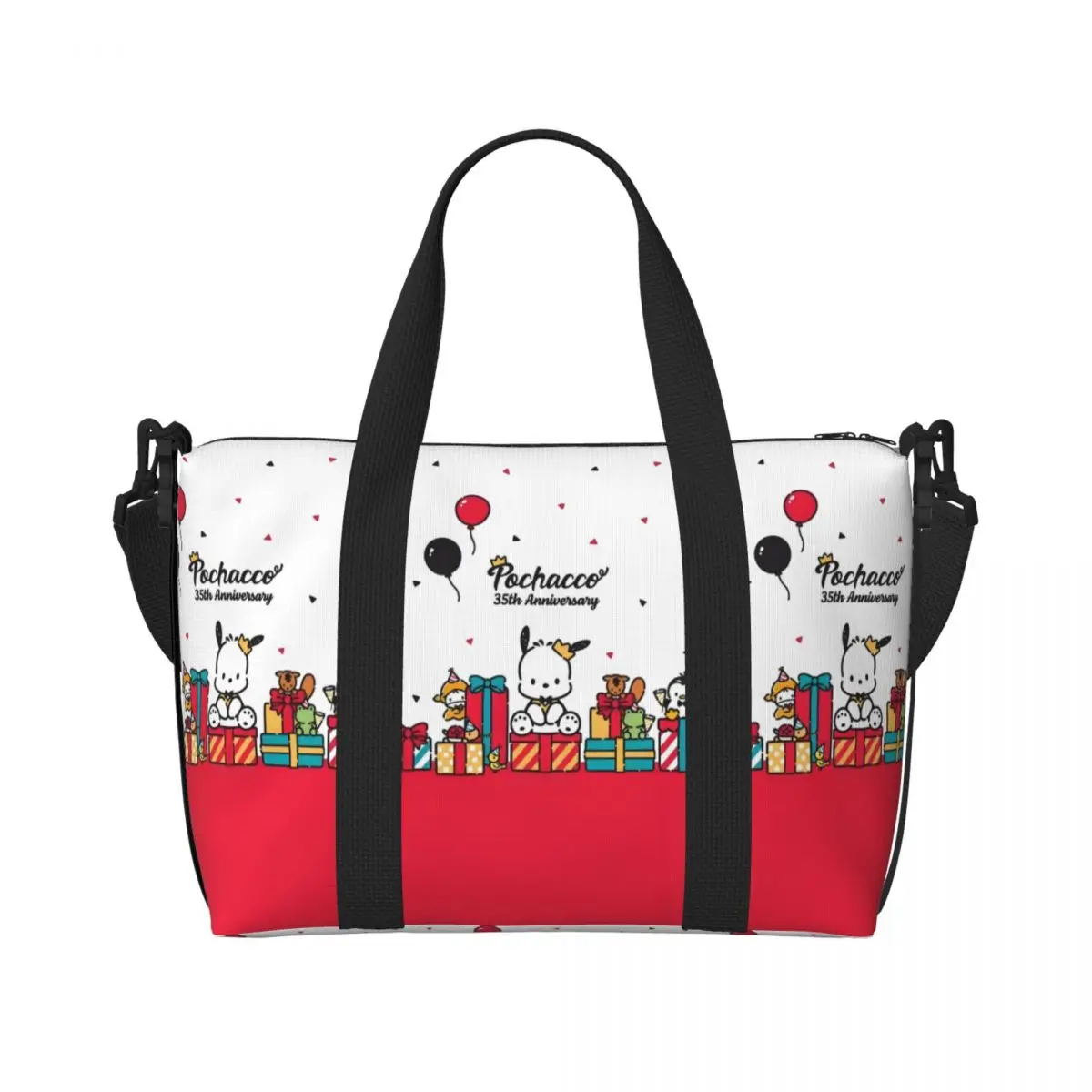Пляжная большая сумка Pochacco Girly Heart на заказ, женская очень большая сумка для спортзала с узором My Melody, дорожные сумки для покупок
Пляжная большая сумка Pochacco Girly Heart на заказ, женская очень большая сумка для спортзала с узором My Melody, дорожные сумки для покупок
